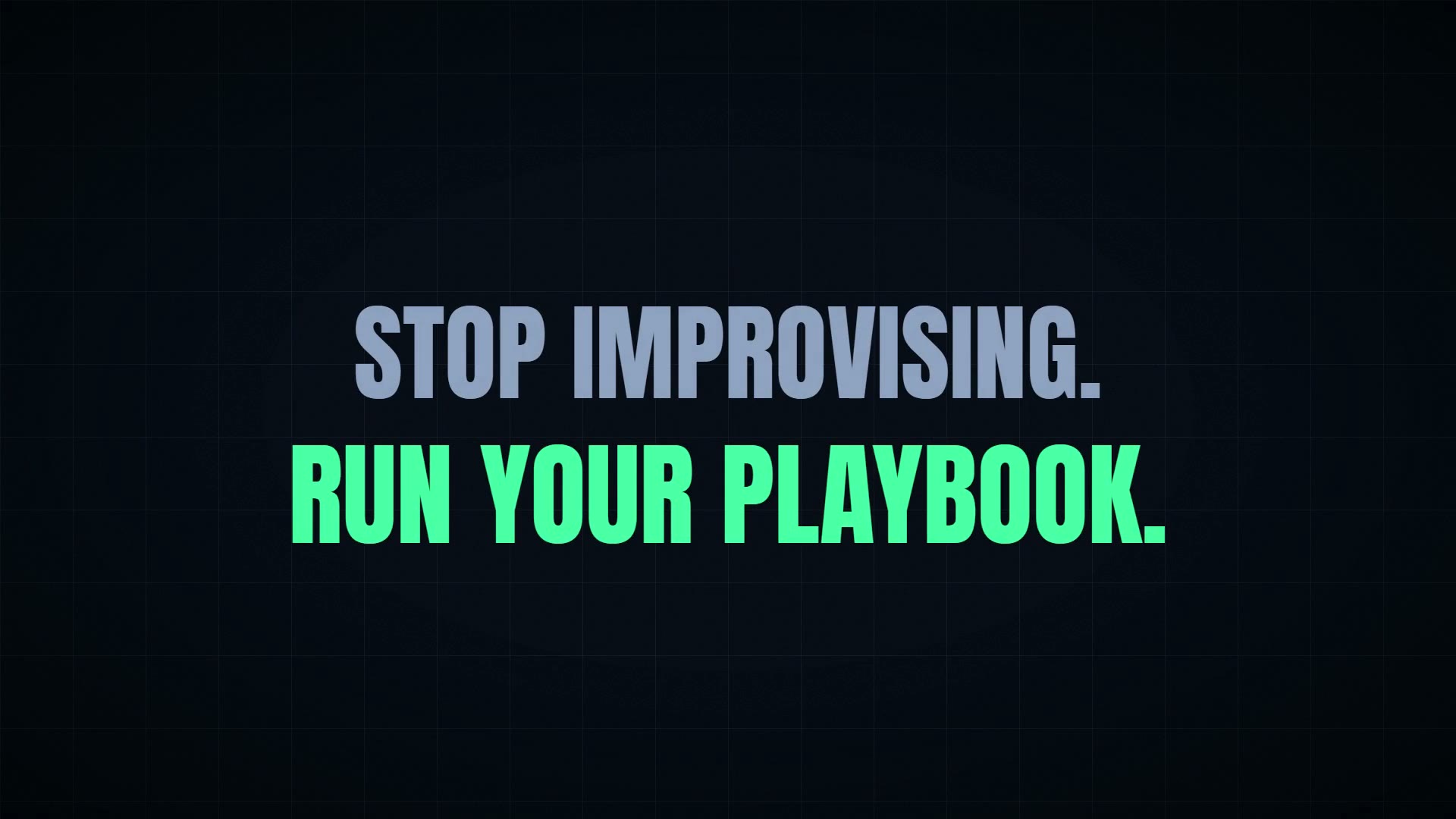 Enterprise Skill Library: Stop Improvising. Run Your Playbook.